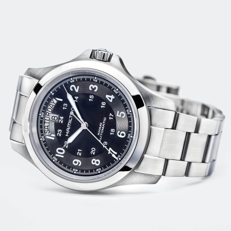 Hamilton - Khaki Field King Auto - Acciaio - Nero