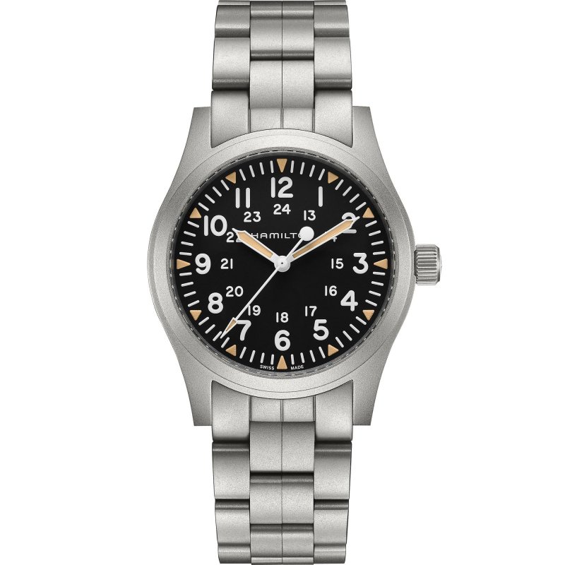 Hamilton - Khaki Field Mechanical - Acciaio - 42Mm
