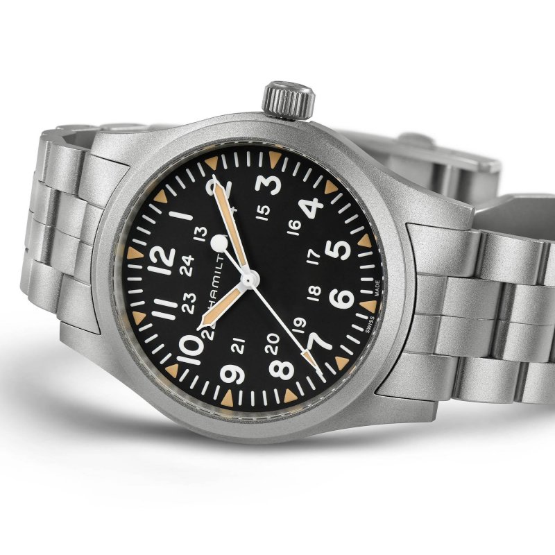 Hamilton - Khaki Field Mechanical - Acciaio - 42Mm