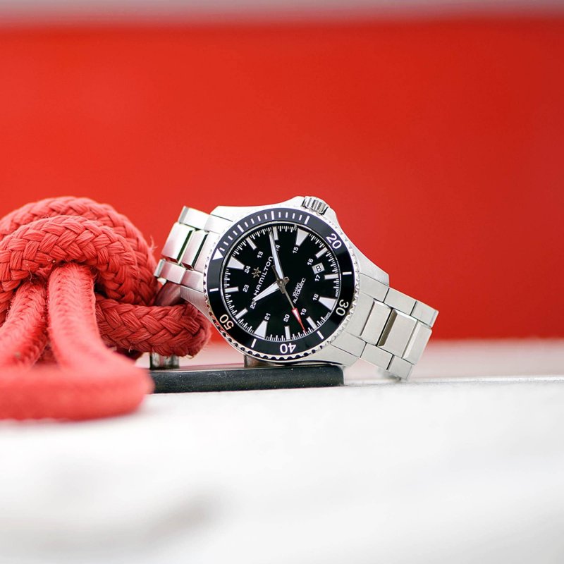 Hamilton - Khaki Navy Scuba - Acciaio - Nero