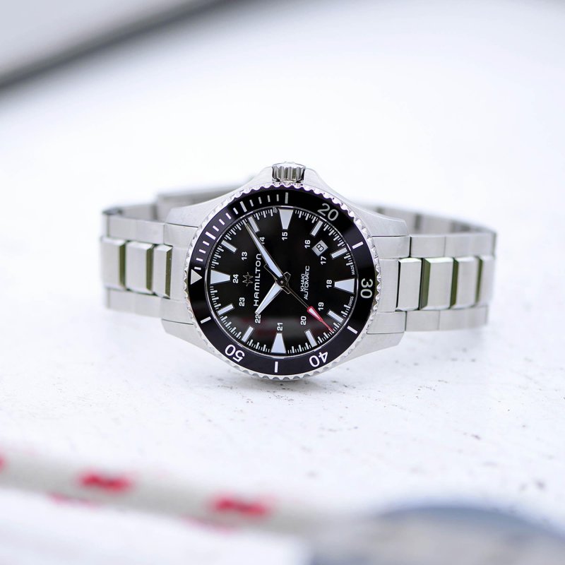 Hamilton - Khaki Navy Scuba - Acciaio - Nero
