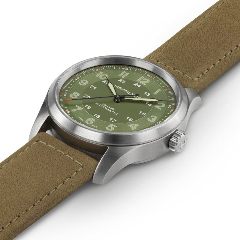 Hamilton - Khaki Field Titanium - Automatico - Verde