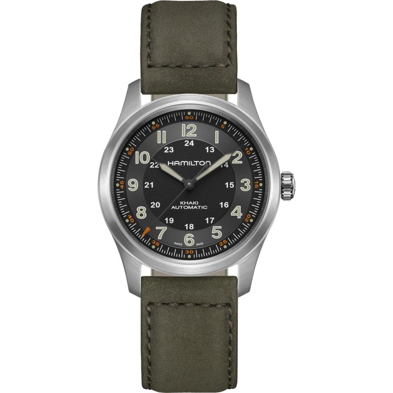 Hamilton - Khaki Field Titanium Auto - Titanio - Nero