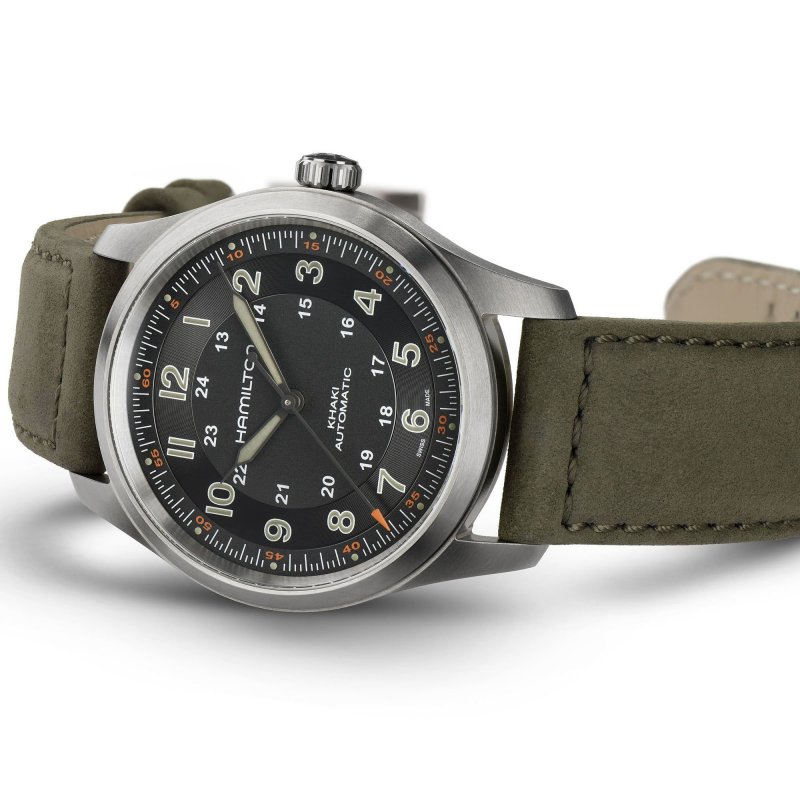 Hamilton - Khaki Field Titanium Auto - Titanio - Nero