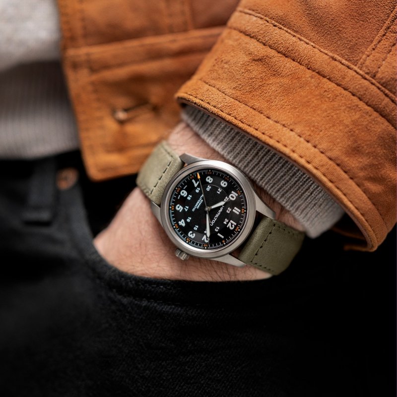 Hamilton - Khaki Field Titanium Auto - Titanio - Nero