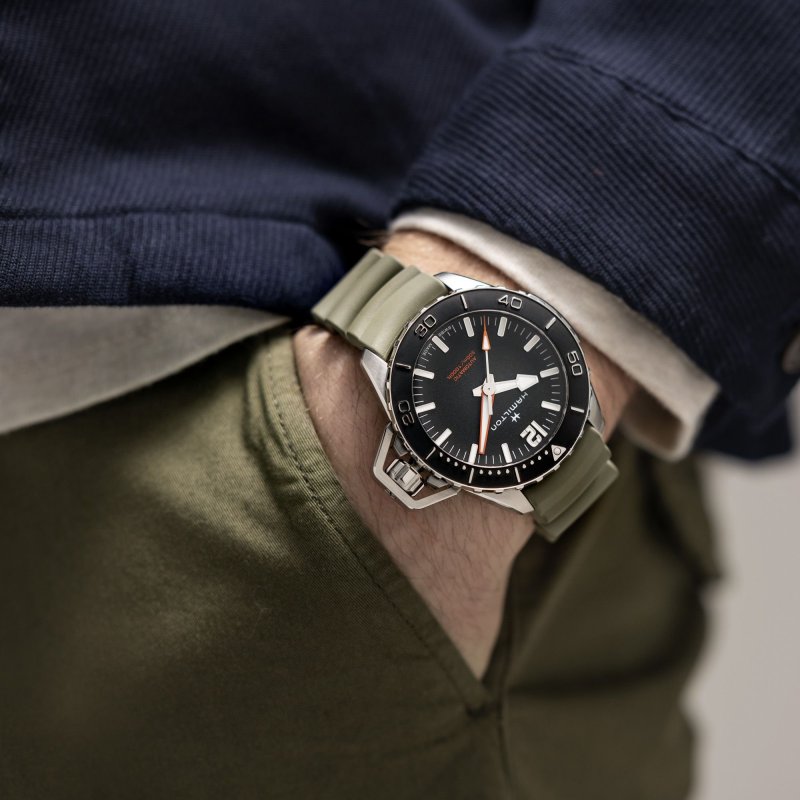 Hamilton - Khaki Navy Frogman - Automatico - Acciaio