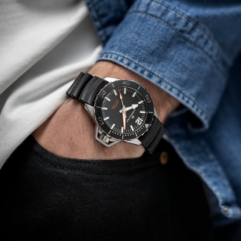Hamilton - Khaki Navy Frogman - Acciaio - 300M