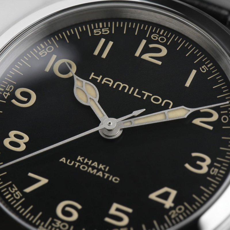 Hamilton - Khaki Field Murph - Acciaio - Nero