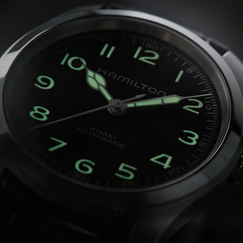 Hamilton - Khaki Field Murph - Acciaio - Nero