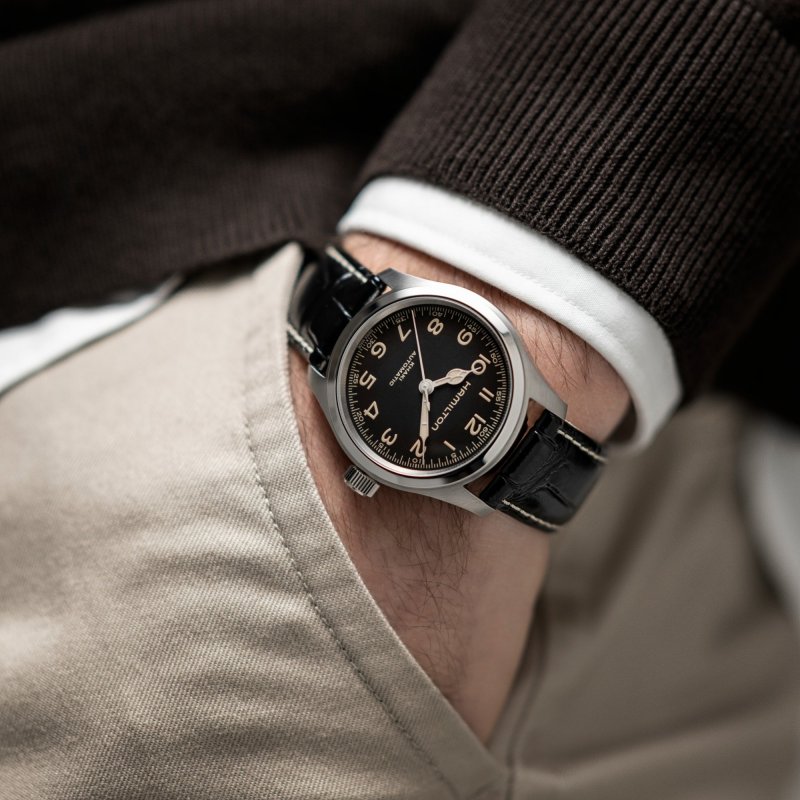 Hamilton - Khaki Field Murph - Acciaio - Nero