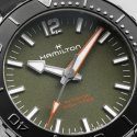 Hamilton - Khaki Navy Frogman Auto - Acciaio - Verde