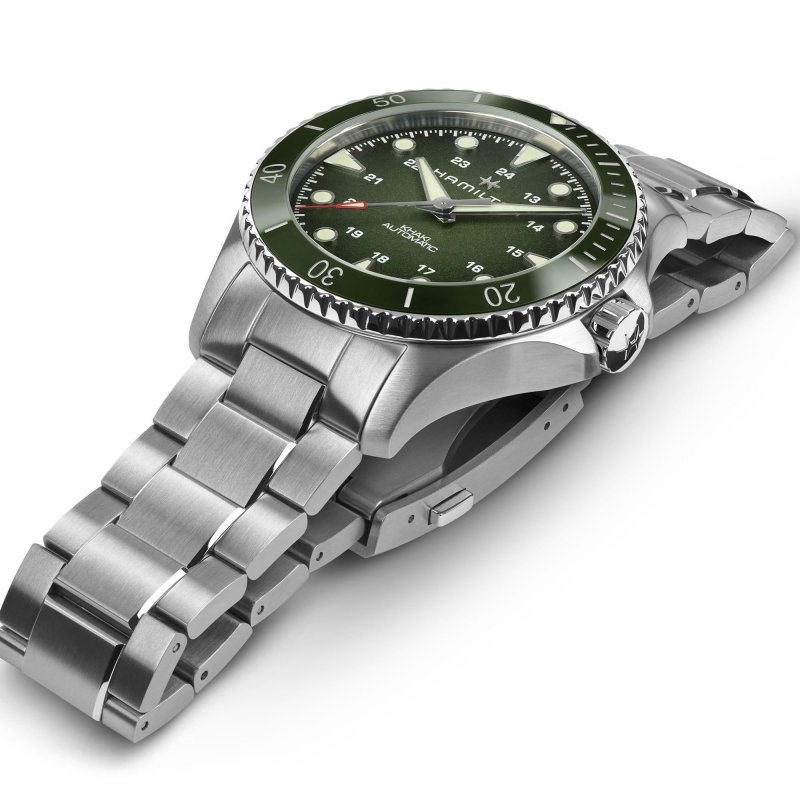 Hamilton - Khaki Navy Scuba Auto - Acciaio - Verde