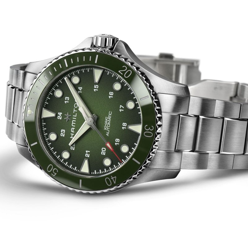 Hamilton - Khaki Navy Scuba Auto - Acciaio - Verde