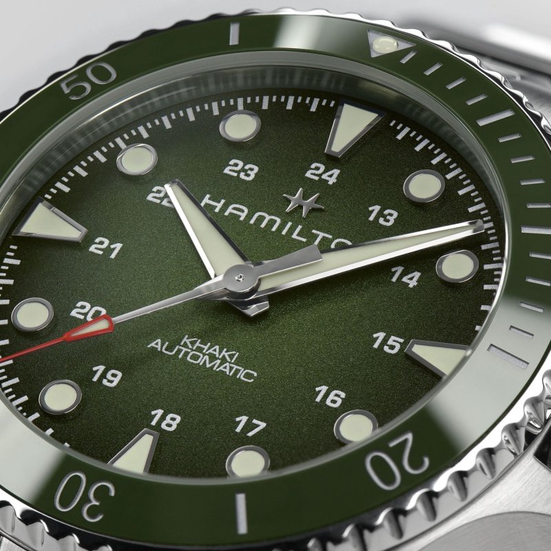 Hamilton - Khaki Navy Scuba Auto - Acciaio - Verde