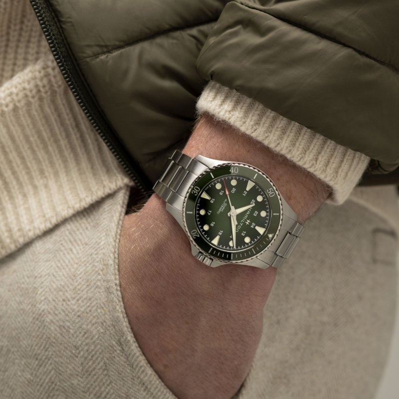 Hamilton - Khaki Navy Scuba Auto - Acciaio - Verde