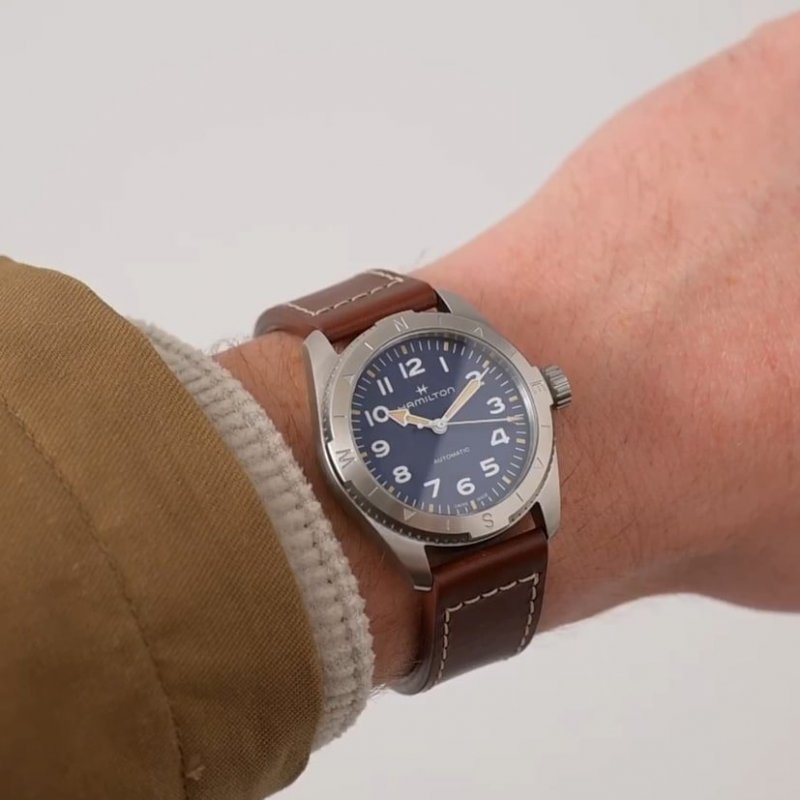Hamilton - Khaki Field Expedition Auto - Acciaio - Blu