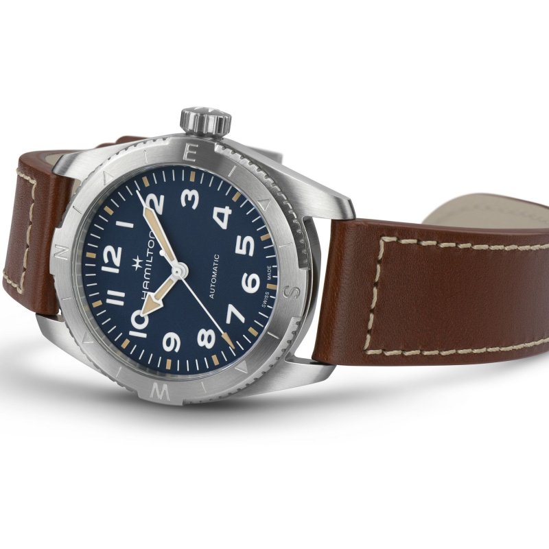 Hamilton - Khaki Field Expedition Auto - Acciaio - Blu