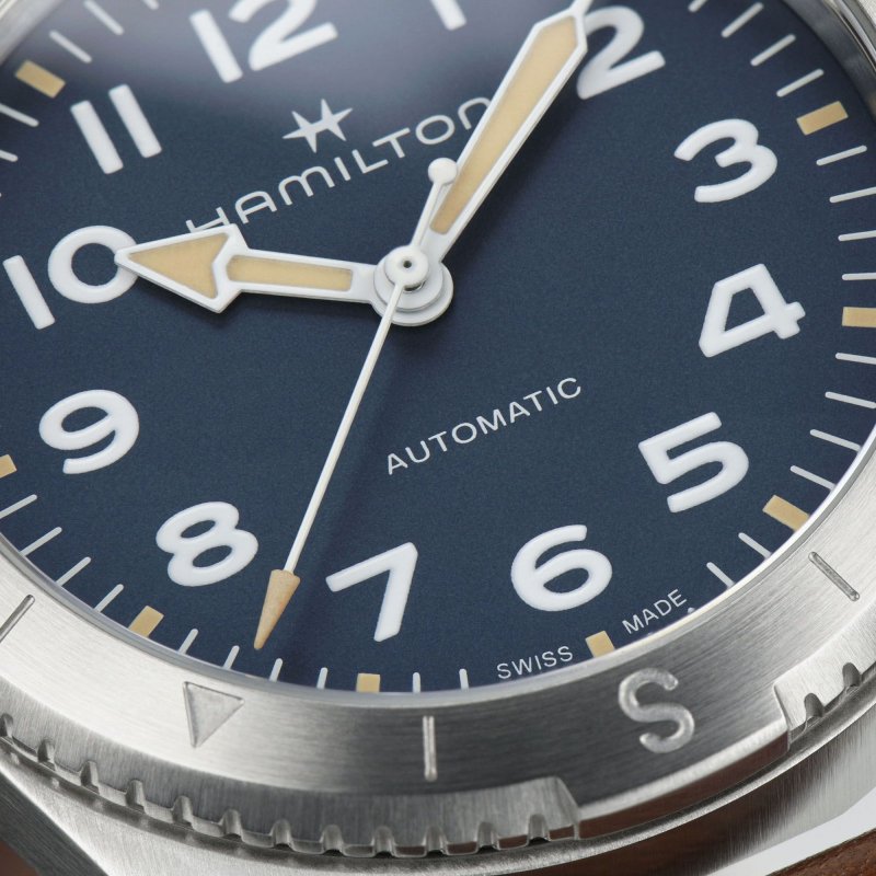 Hamilton - Khaki Field Expedition Auto - Acciaio - Blu