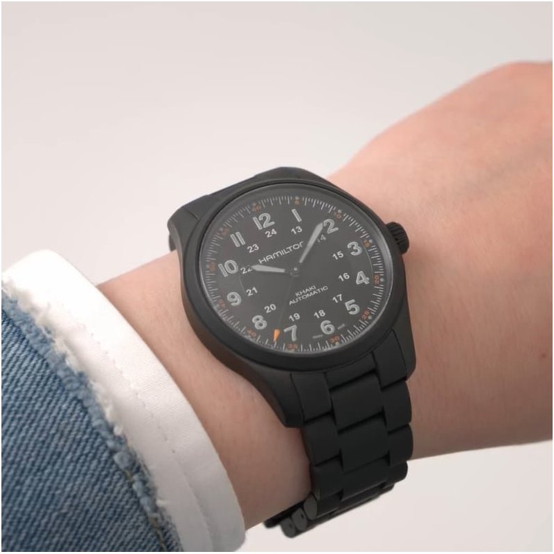Hamilton - Khaki Field Titanium - Titanio - Nero