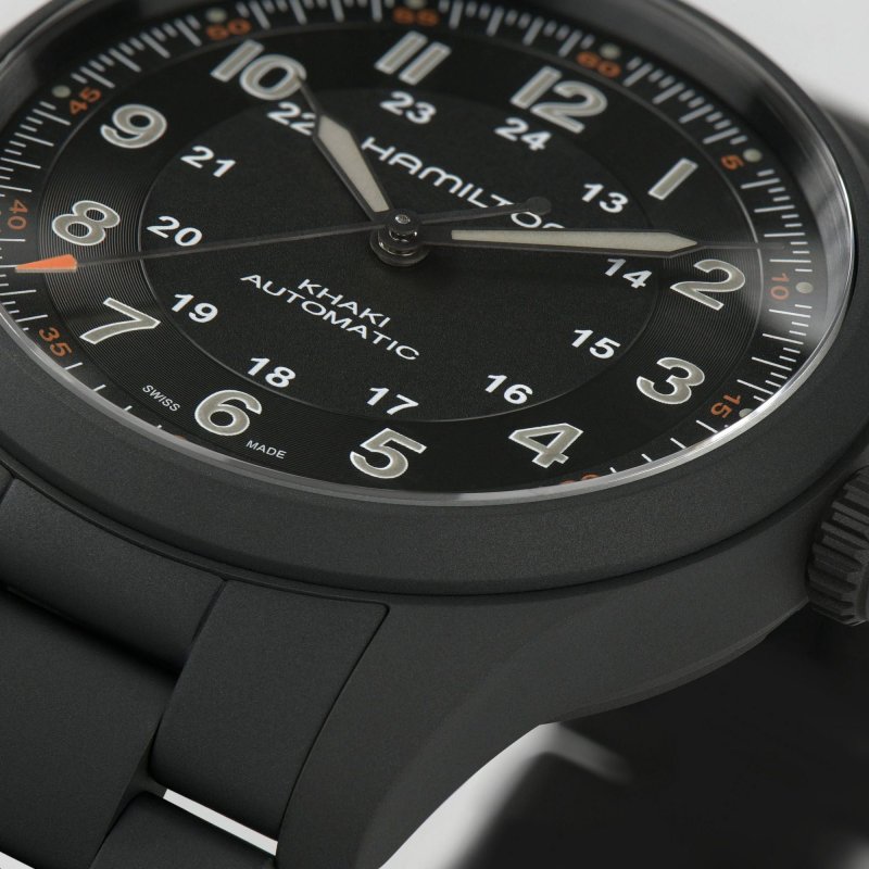 Hamilton - Khaki Field Titanium - Titanio - Nero