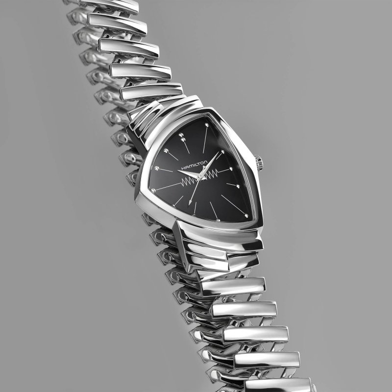 Hamilton - Ventura Quartz - Acciaio - Nero