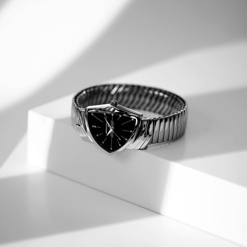 Hamilton - Ventura Quartz - Acciaio - Nero