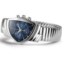 Hamilton - Ventura Chrono Quartz - Acciaio - Blu