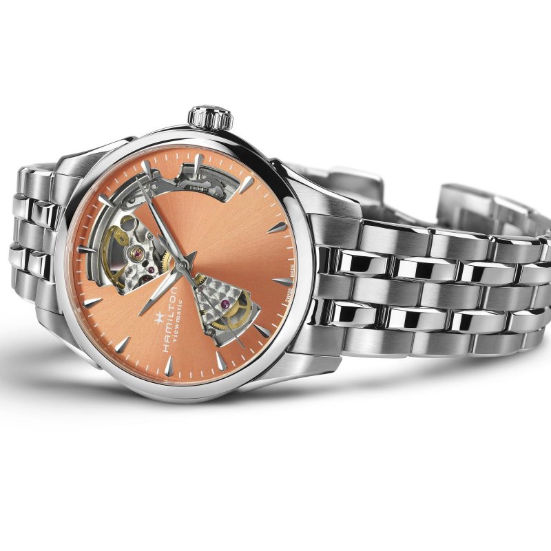 Hamilton - Jazzmaster Open Heart - Automatico - Acciaio