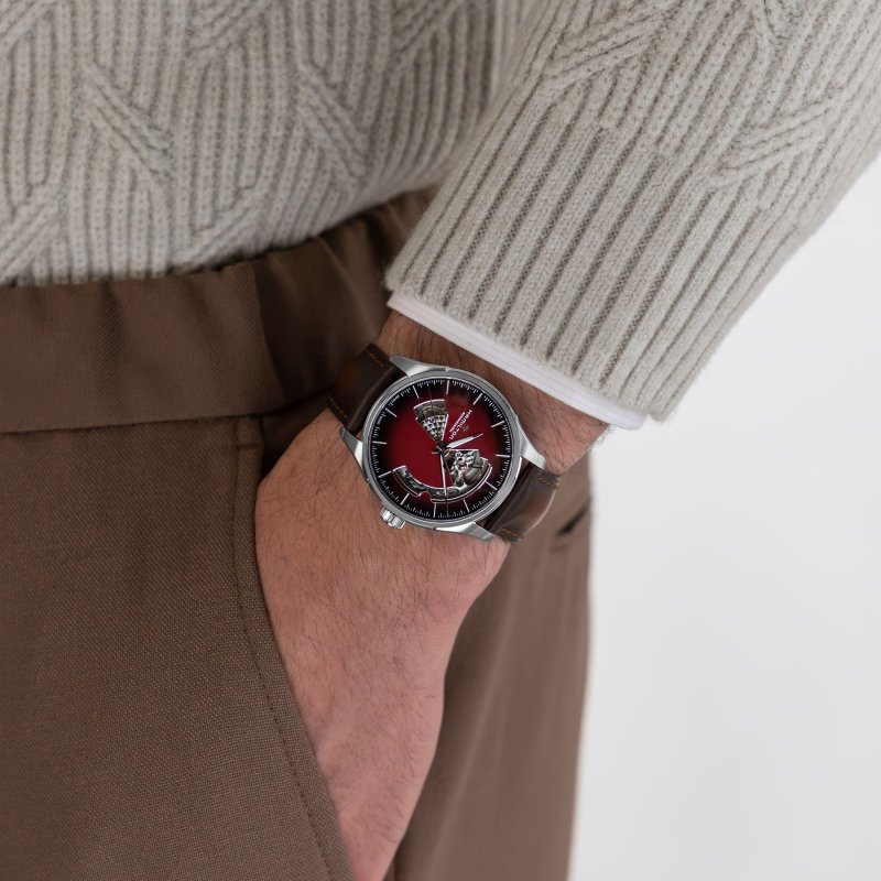 Hamilton - Jazzmaster Open Heart - Automatico - Acciaio