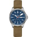 Hamilton - Khaki Aviation Pilot - Titanio - Blu
