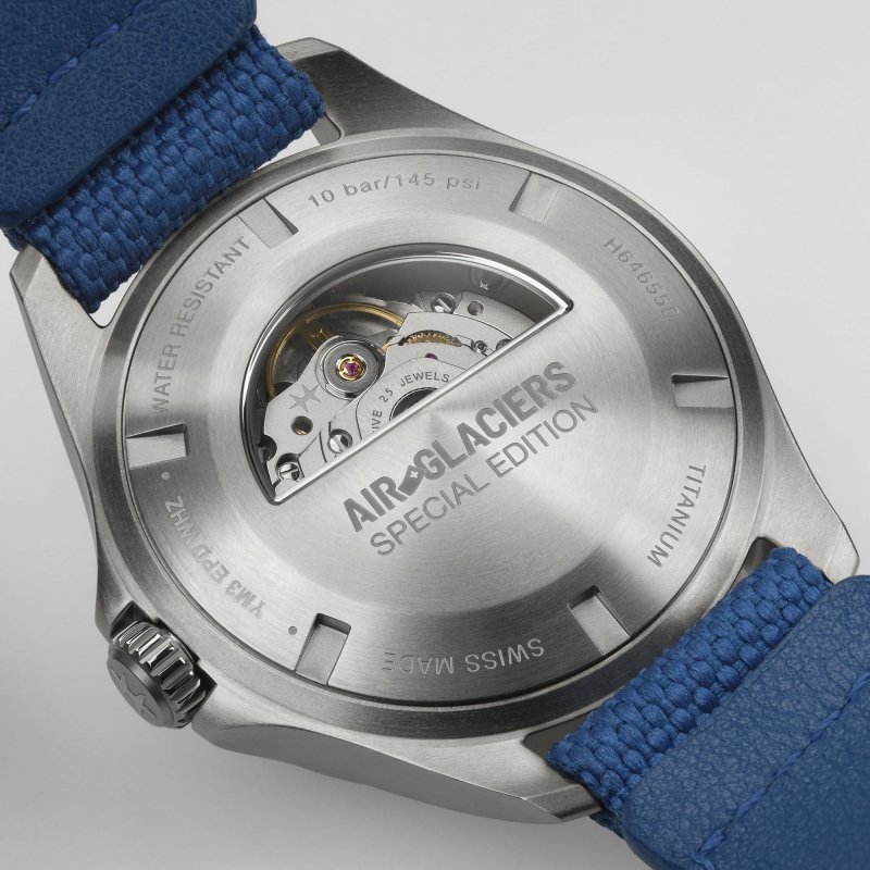 Hamilton - Khaki Aviation Pilot - Titanio - Blu