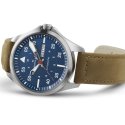 Hamilton - Khaki Aviation Pilot - Titanio - Blu