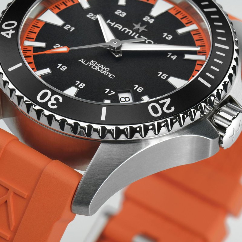 Hamilton - Khaki Navy Scuba Auto - Acciaio - Nero