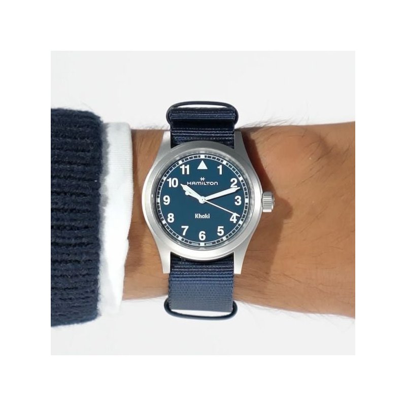Hamilton - Khaki Field Quartz - Blu - 38 Mm