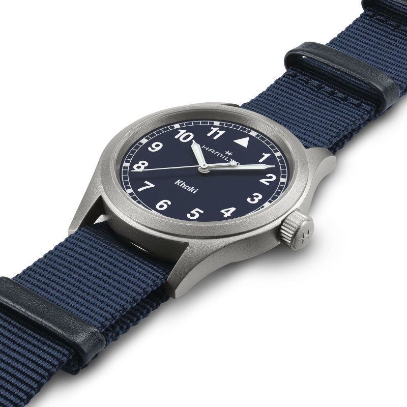 Hamilton - Khaki Field Quartz - Blu - 38 Mm