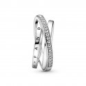Anello Linee Intrecciate