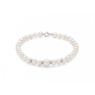 Bracciale Oro, Perle E Diamante