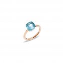 Pomellato - Anello Nudo Petit - Topazio Azzurro