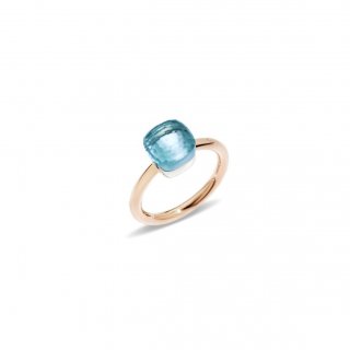 Pomellato - Anello Nudo Petit - Topazio Azzurro