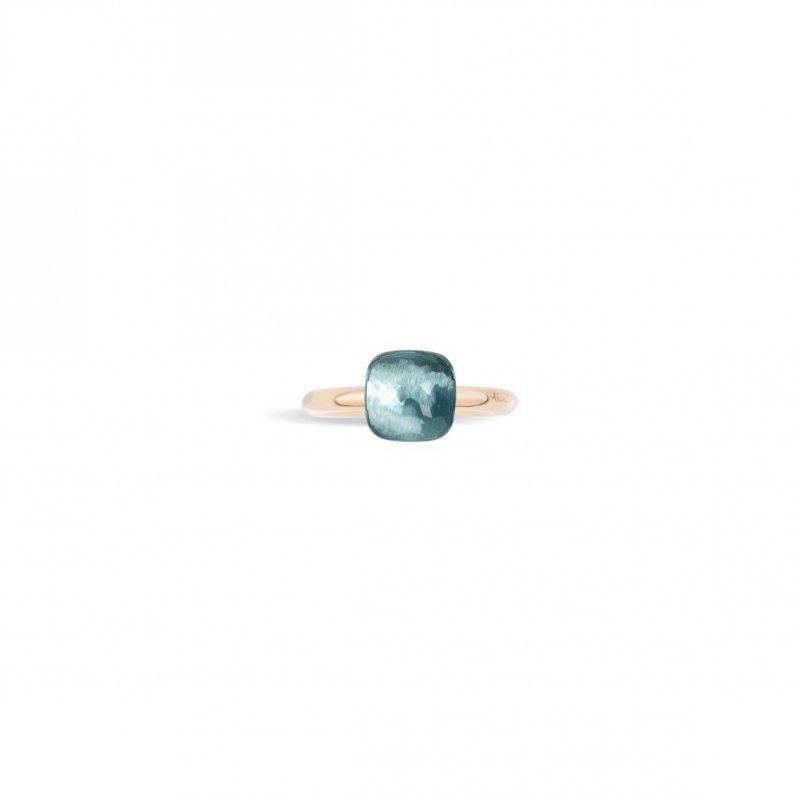 Pomellato - Anello Nudo Petit - Topazio Azzurro