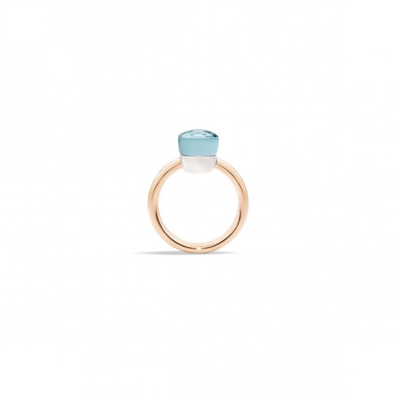 Pomellato - Anello Nudo Petit - Topazio Azzurro