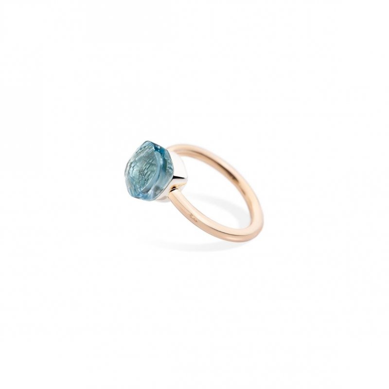 Pomellato - Anello Nudo Petit - Topazio Azzurro