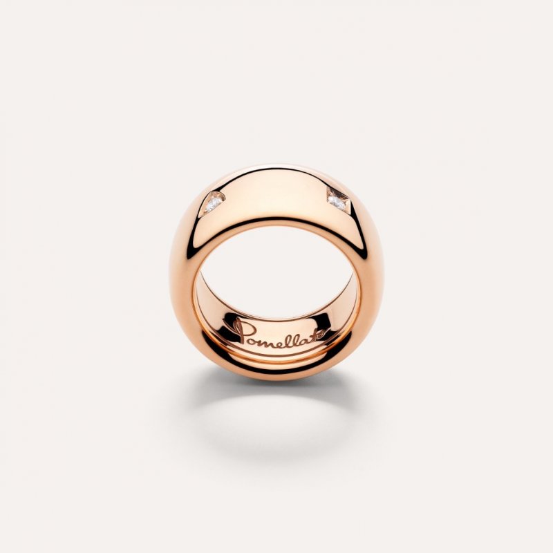 Pomellato - Anello Iconica - Oro Rosa - Diamanti