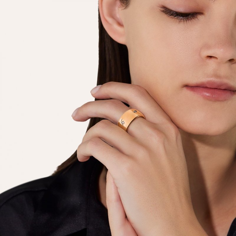 Pomellato - Anello Iconica - Oro Rosa - Diamanti