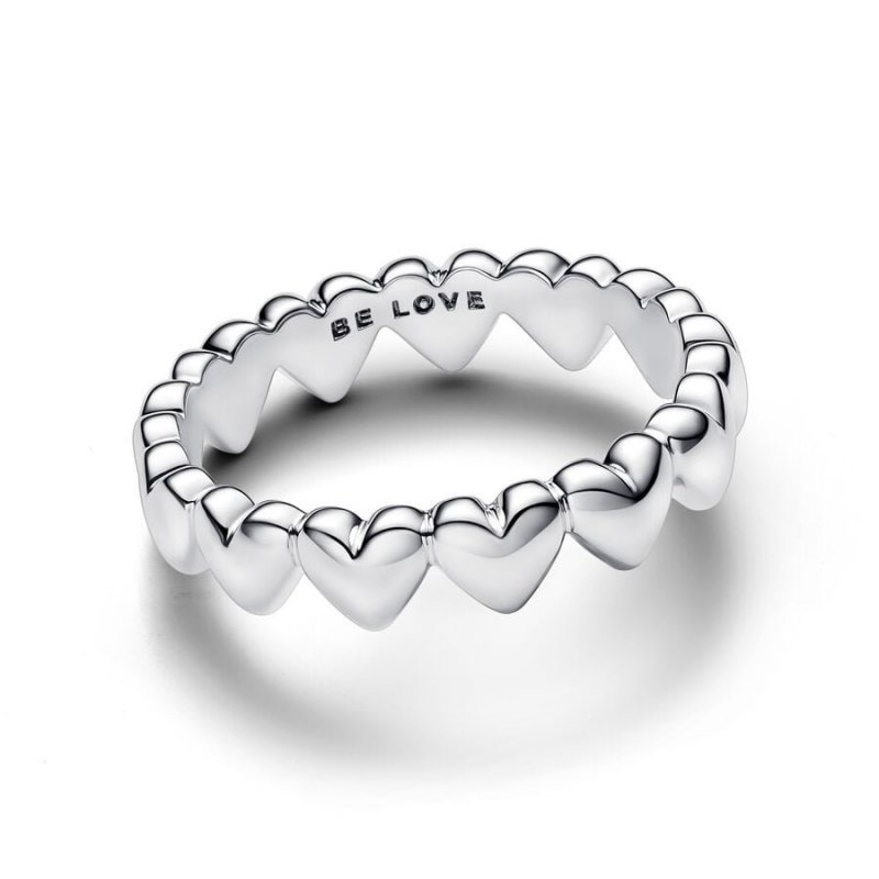 Anello Fascia a Cuori Be Love