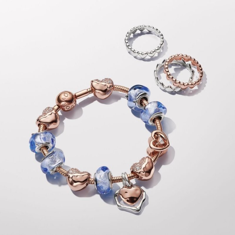 Anello Fascia a Cuori Be Love