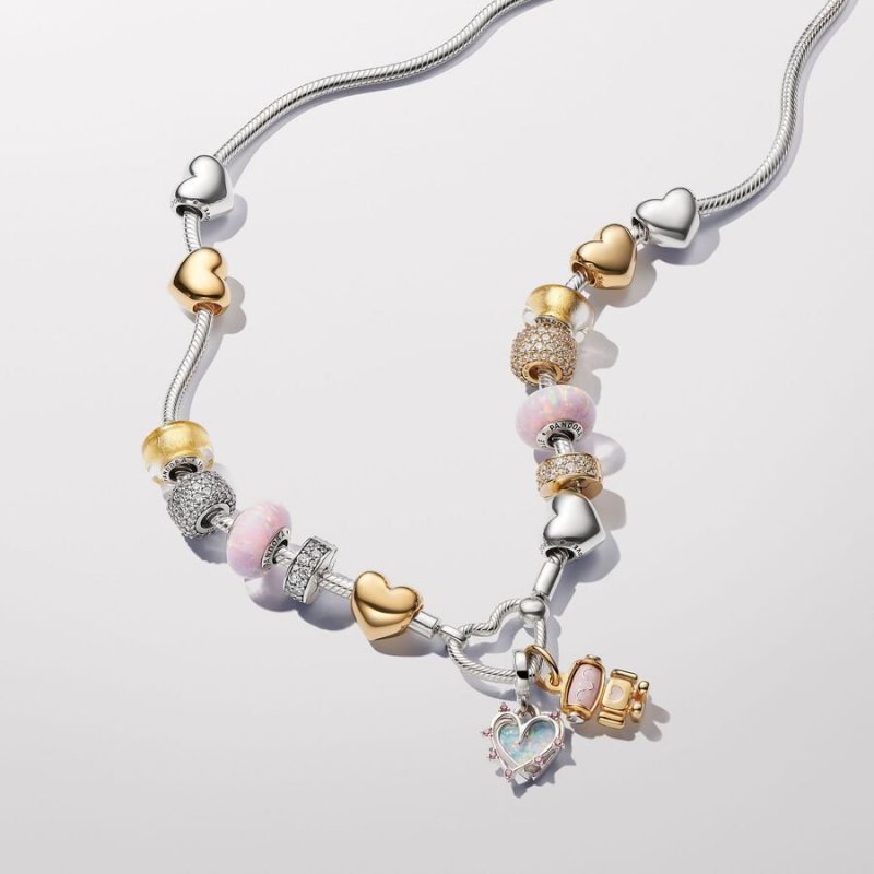 Charm Pendente Robot con testa girevole
