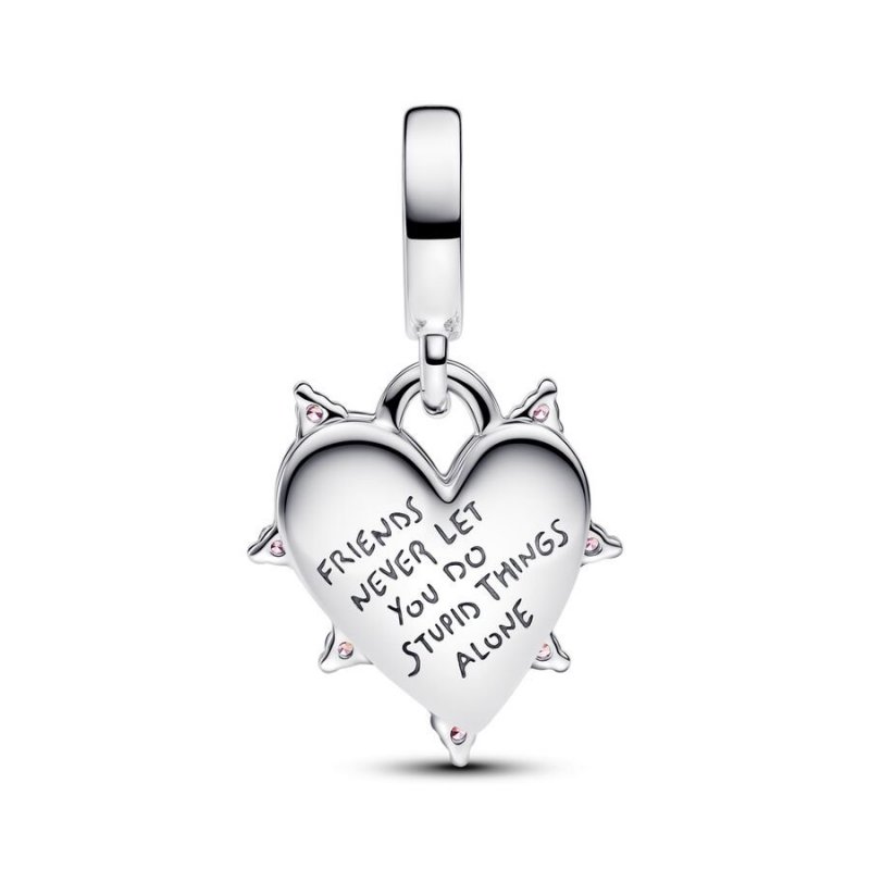 Charm Pendente Cuore dell'Amicizia Opale