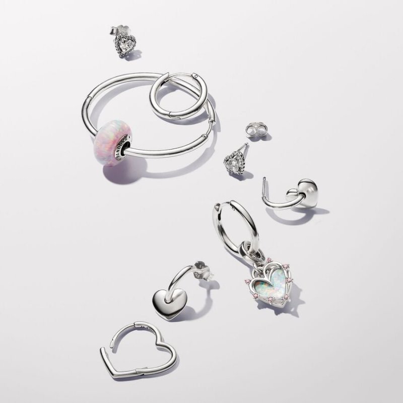 Charm Pendente Cuore dell'Amicizia Opale
