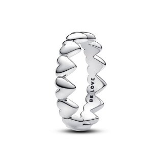 Anello Fascia a Cuori Be Love